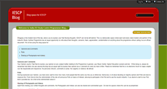 Desktop Screenshot of blog.iescp.net